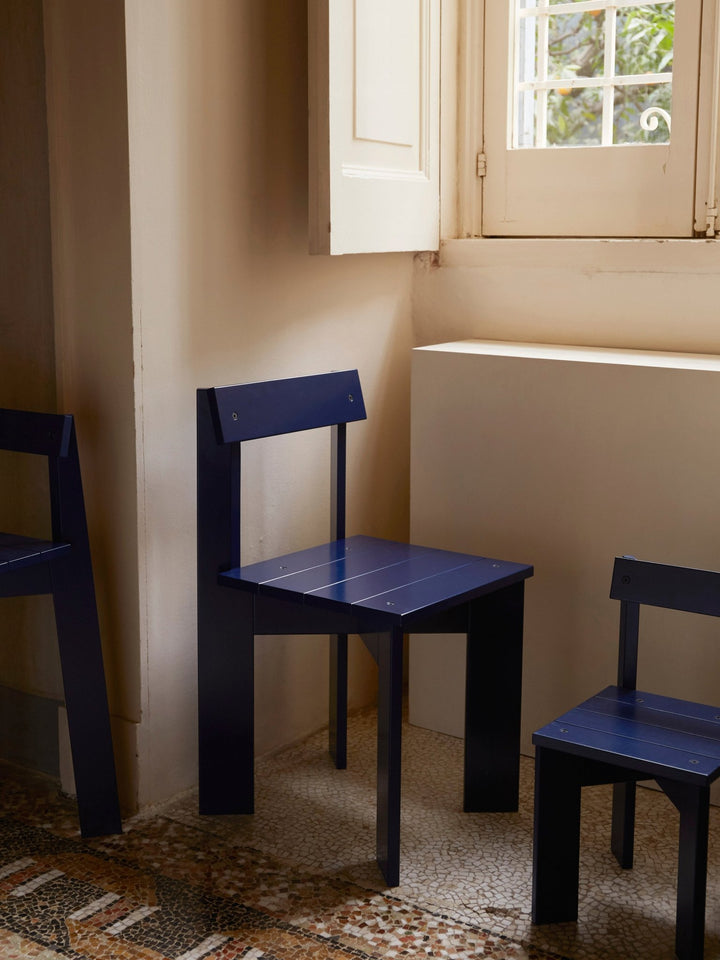 Ark Dining Chair - Ferm Living - Chairs - Beech Blue - HORNE