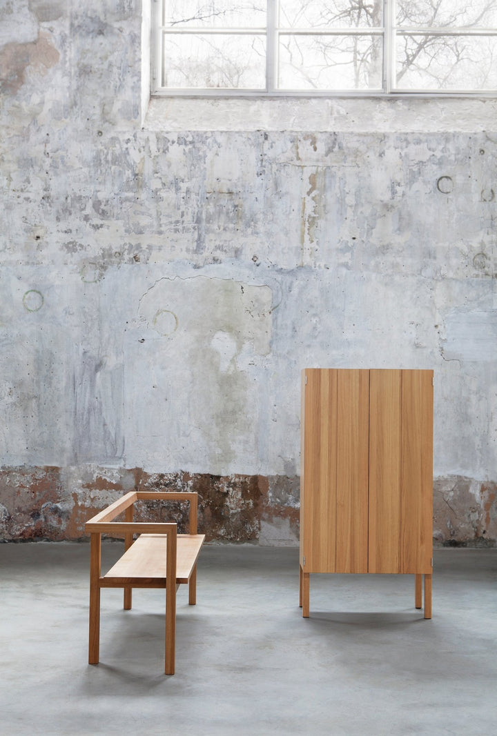Arkitecture High Cabinet - Nikari - Sideboards + Cabinets - Natural Oiled Birch - With Doors - HORNE