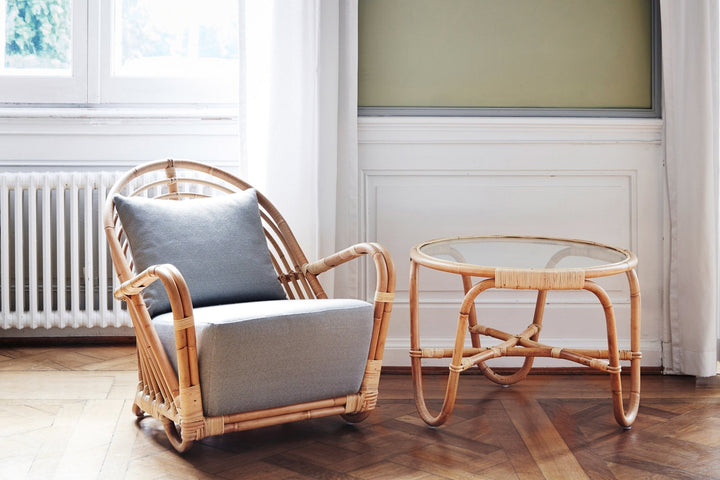 Arne Jacobsen Charlottenborg Chair - Sika Design - Chairs - Natural - Sunbrella Sailcloth Seagull - HORNE