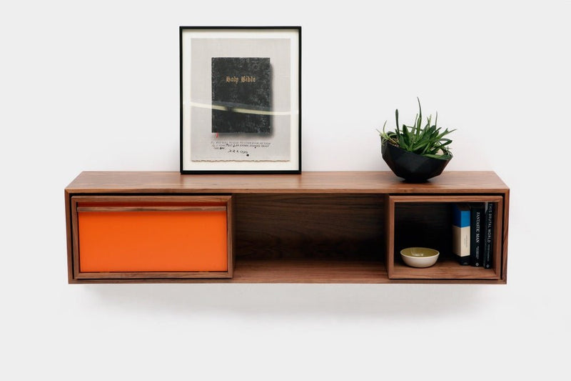 Artless Wall Unit - Artless - Sideboards + Cabinets - Large - Battleship Grey Lacquer - HORNE