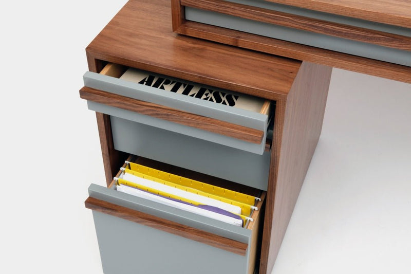 Artless Writing Unit - Artless - Sideboards + Cabinets - Orange Lacquer - HORNE