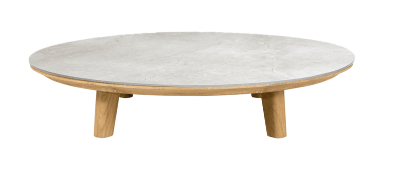 Aspect Coffee Table - Round - Cane Line - Outdoor Furniture - Fossil Black Ceramic - HORNE