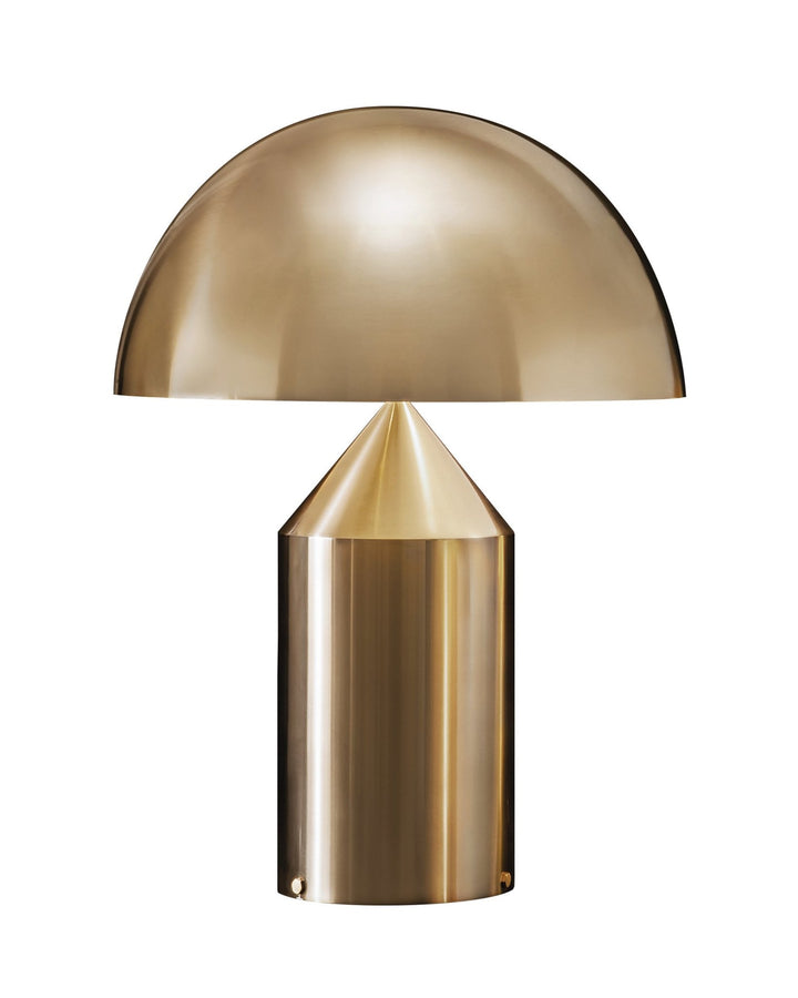 Atollo Metal Table Lamp - Oluce - Table + Task - Gold - Large - HORNE