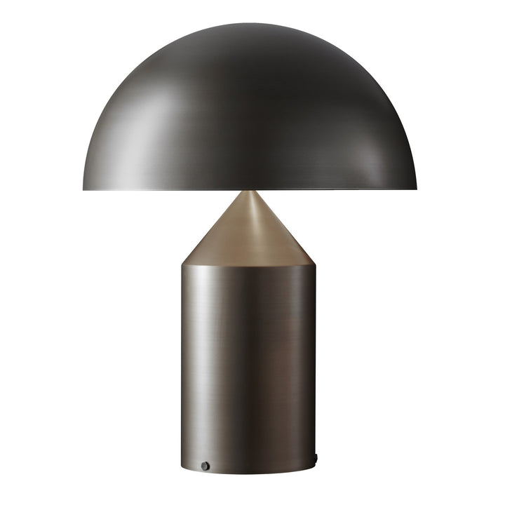 Atollo Metal Table Lamp - Oluce - Table + Task - Satin Bronze - Large - HORNE