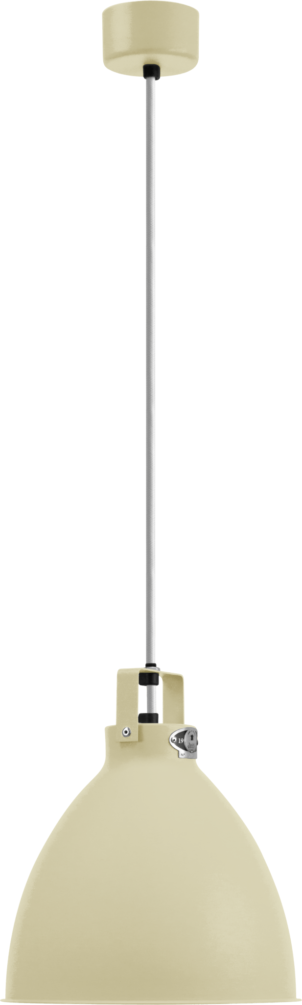 Augustin Pendant - A240 - Glossy Finish - Jielde - Pendants - Ivory - RAL1015 - Gold - HORNE