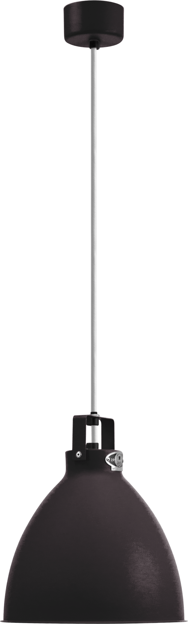 Augustin Pendant - A240 - Glossy Finish - Jielde - Pendants - Black - Gold - HORNE