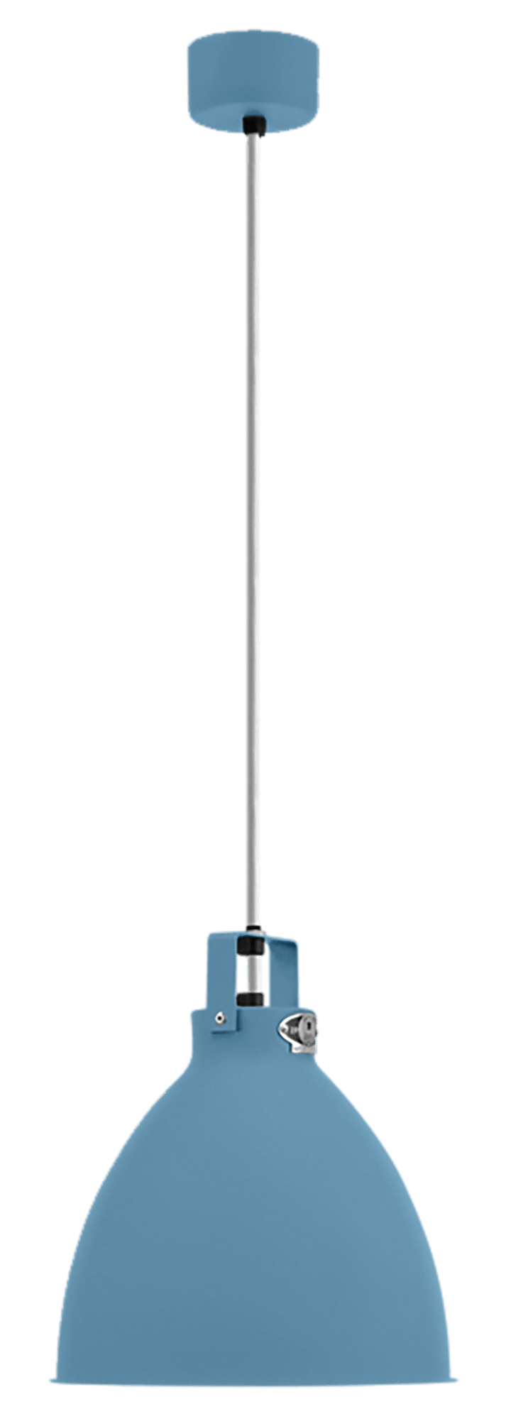 Augustin Pendant - A240 - Matte Finish - Jielde - Pendants - Pastel Blue - RAL5024 - Gold - HORNE