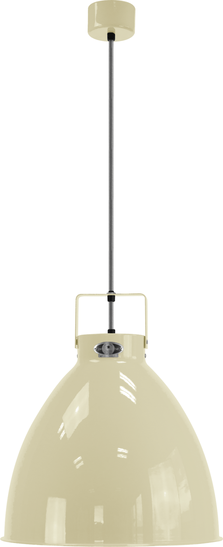 Augustin Pendant - A360 - Glossy Finish - Jielde - Pendants - Ivory - RAL1015 - Gold - HORNE