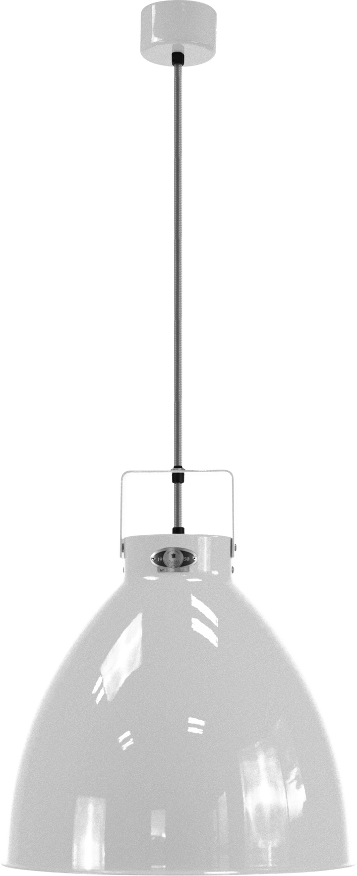 Augustin Pendant - A360 - Glossy Finish - Jielde - Pendants - Silver Grey - RAL9006 - Gold - HORNE