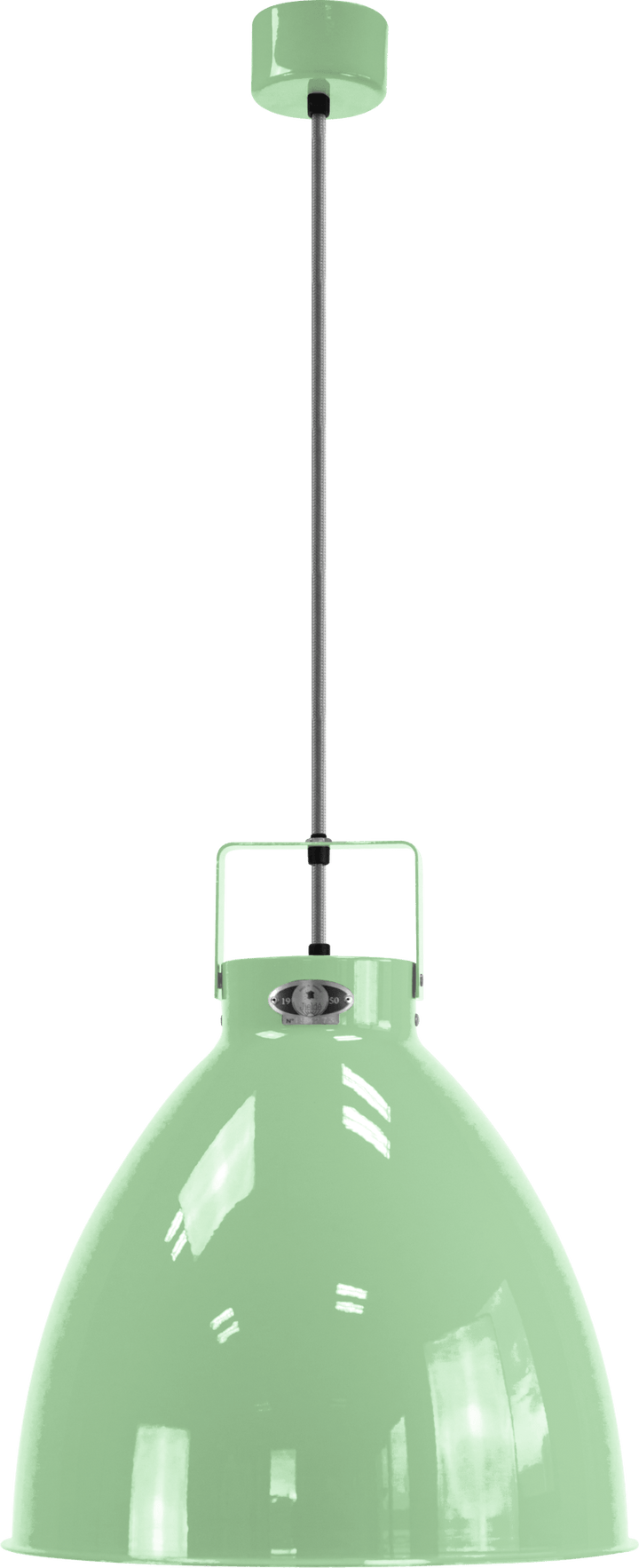 Augustin Pendant - A360 - Glossy Finish - Jielde - Pendants - Water Green - RAL6019 - Gold - HORNE