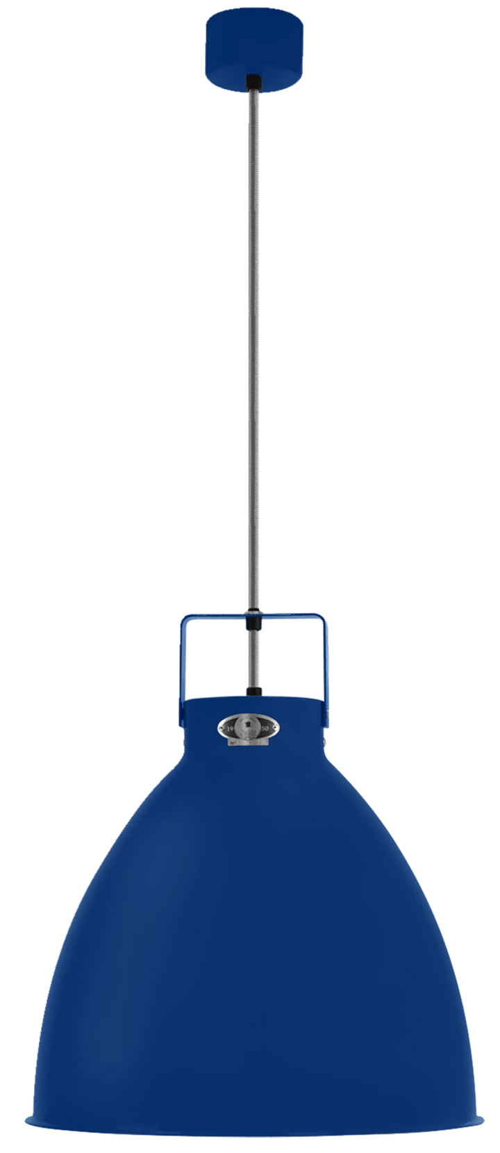 Augustin Pendant - A360 - Matte Finish - Jielde - Pendants - Silver - Sapphire Blue - RAL5003 - HORNE