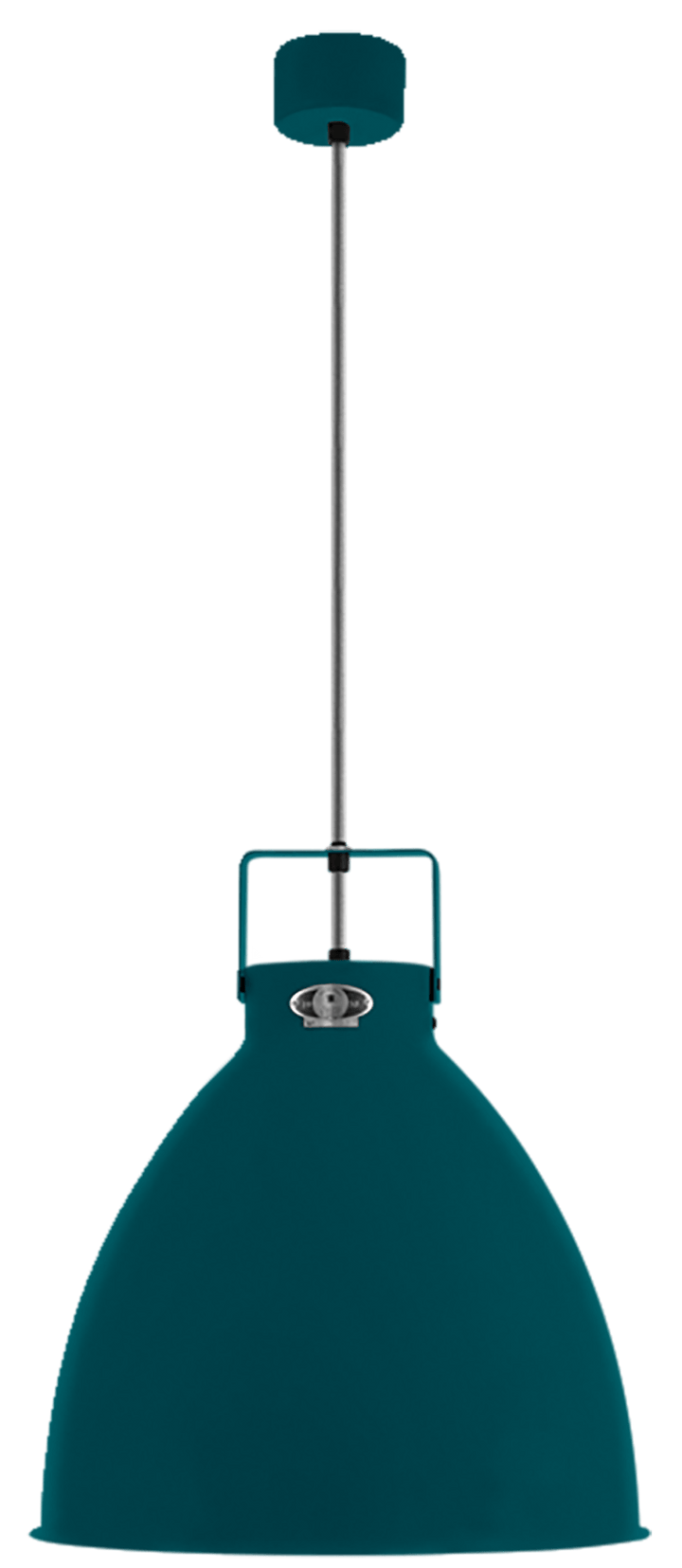 Augustin Pendant - A360 - Matte Finish - Jielde - Pendants - Silver - Ocean Blue - RAL5020 - HORNE