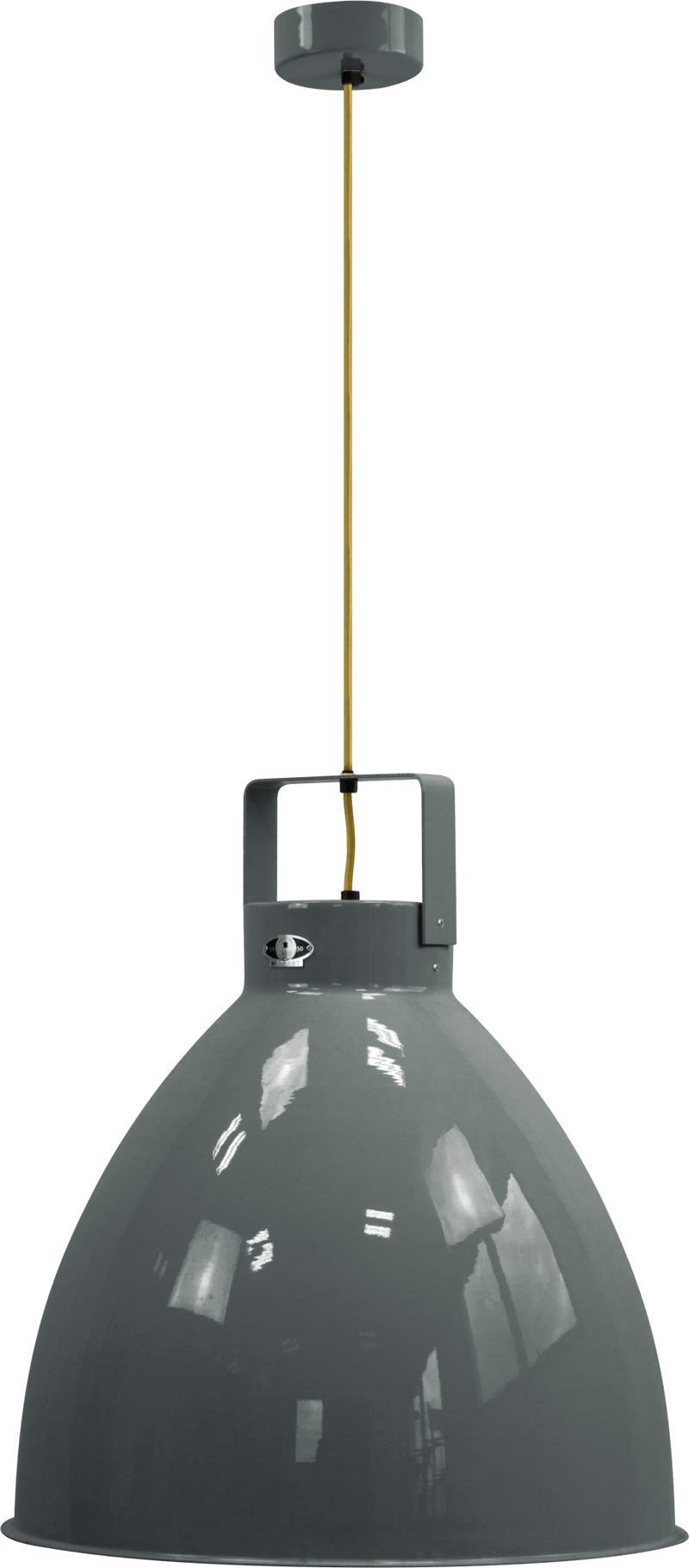 Augustin Pendant - A540 - Glossy FInish - Jielde - Pendants - Burgundy - RAL3005 - Gold - HORNE