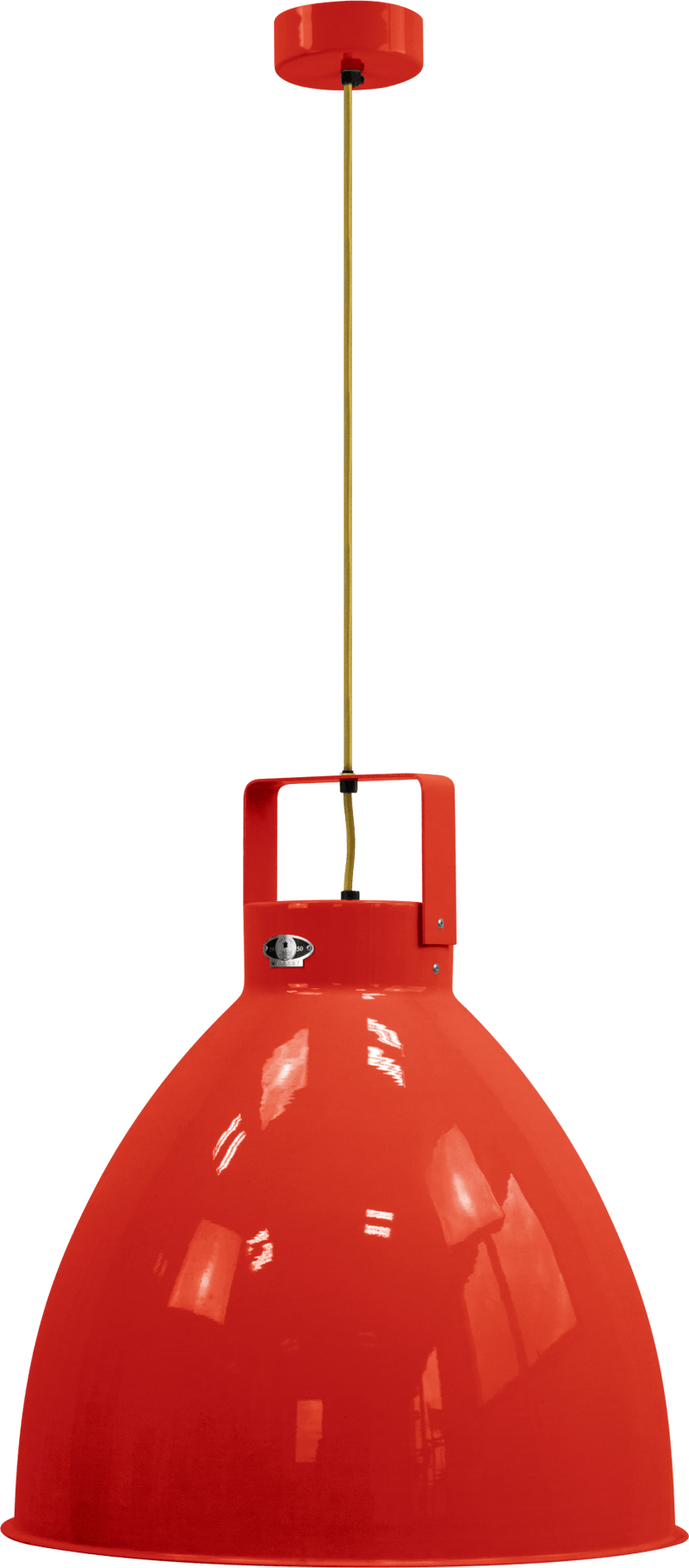Augustin Pendant - A540 - Glossy FInish - Jielde - Pendants - Burgundy - RAL3005 - Gold - HORNE