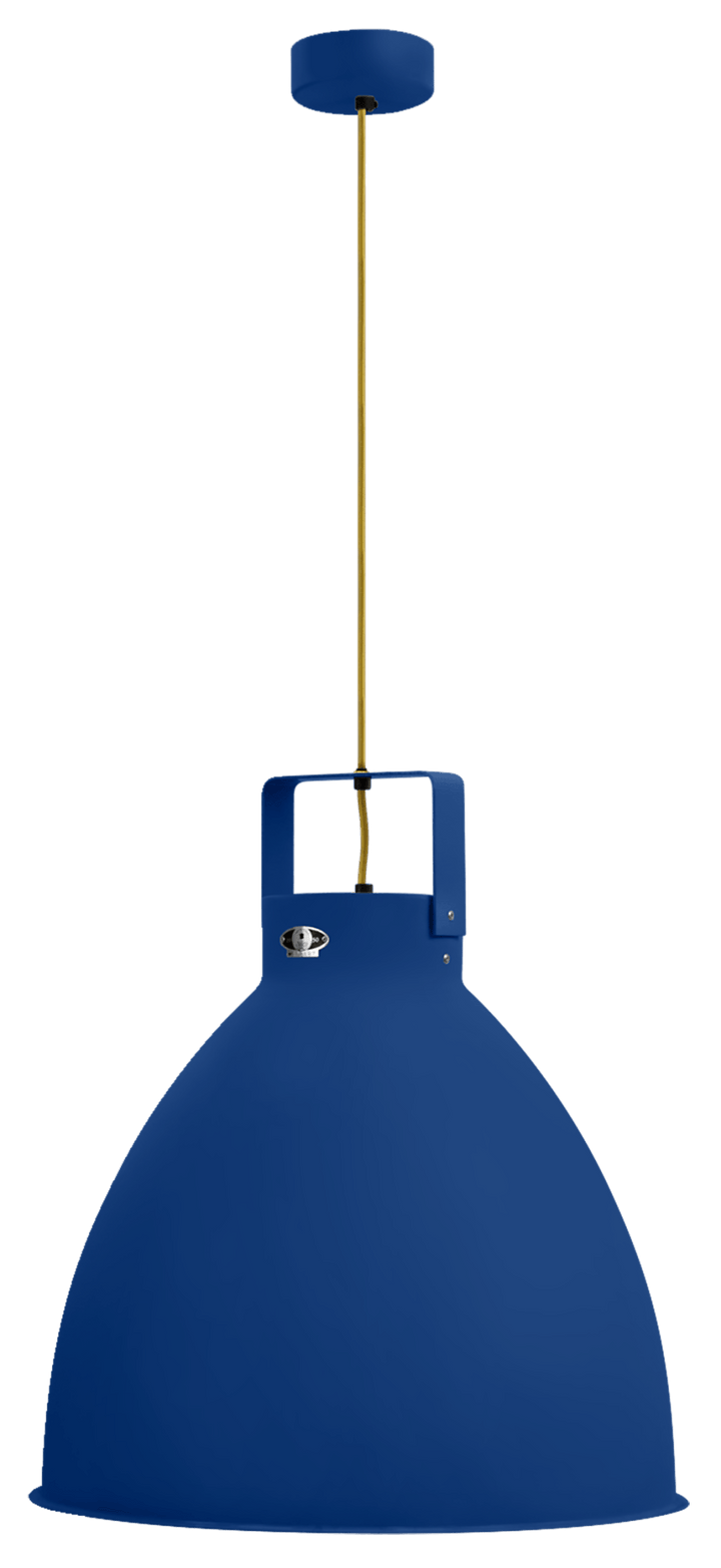 Augustin Pendant - A540 - Matte FInish - Jielde - Pendants - Sapphire Blue - RAL5003 - Gold - HORNE