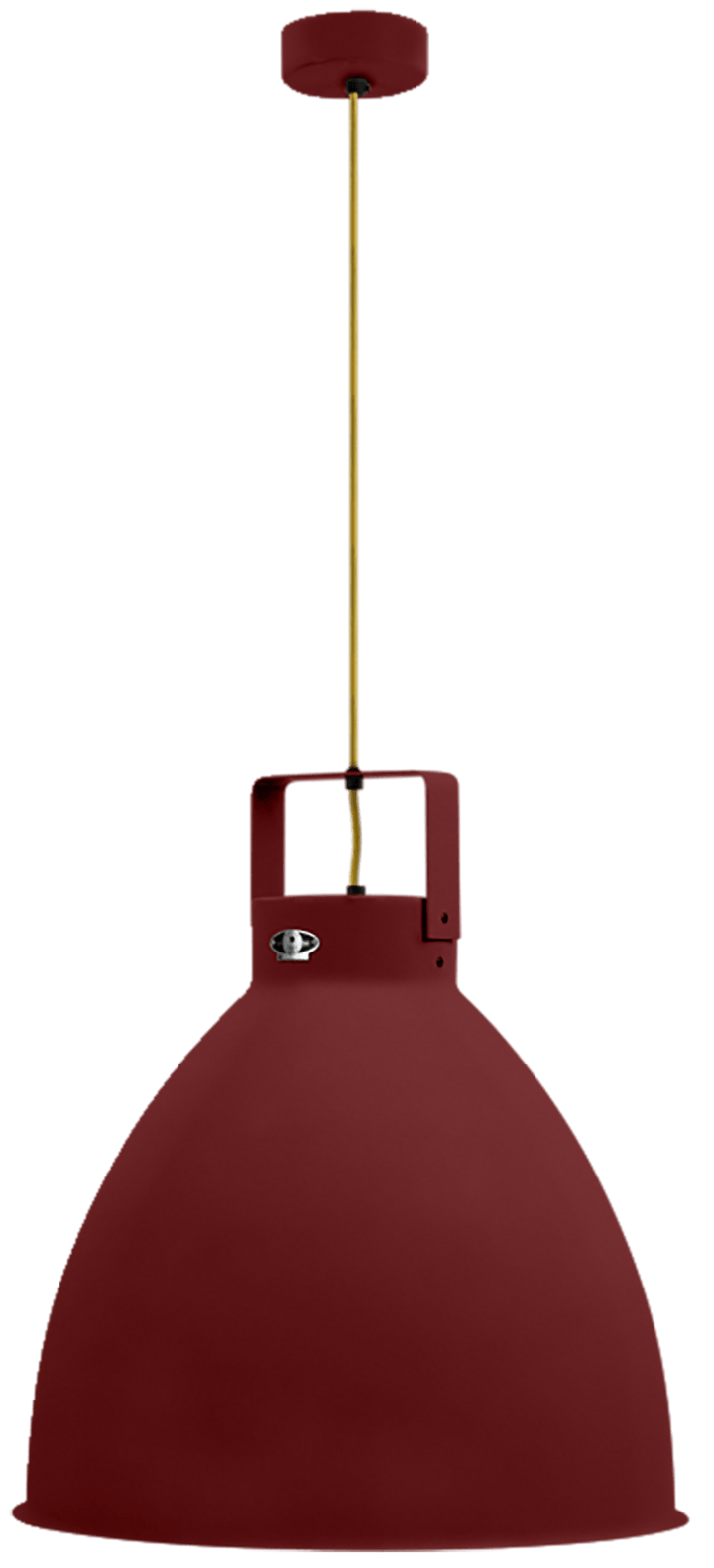 Augustin Pendant - A540 - Matte FInish - Jielde - Pendants - Burgundy - RAL3005 - Gold - HORNE