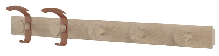 Avail Coat Rack - Muuto - Coat + Key Racks - Oak/Copper Brown - HORNE