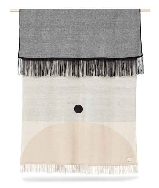 Aymara Plaid Throw - Form + Refine - Blankets + Throws + Pillows - Pattern Cream - HORNE