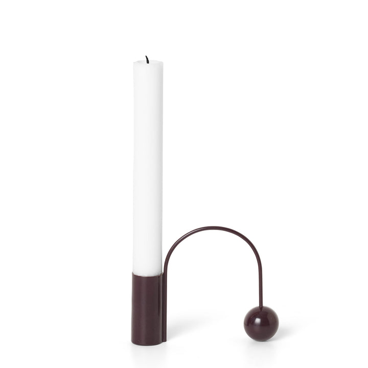 Balance Candle Holder - Ferm Living - Candle Holders - Chrome - HORNE
