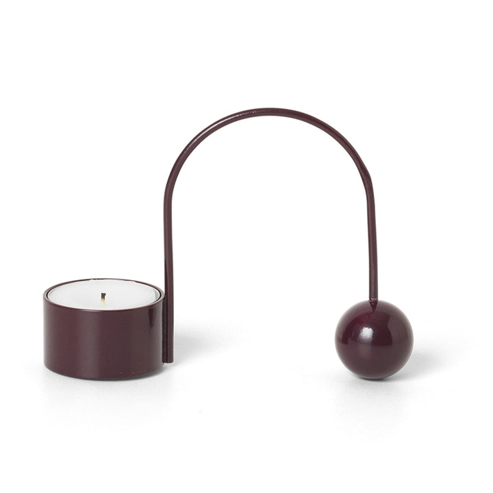 Balance Tealight Holder - Ferm Living - Candle Holders - Chrome - HORNE