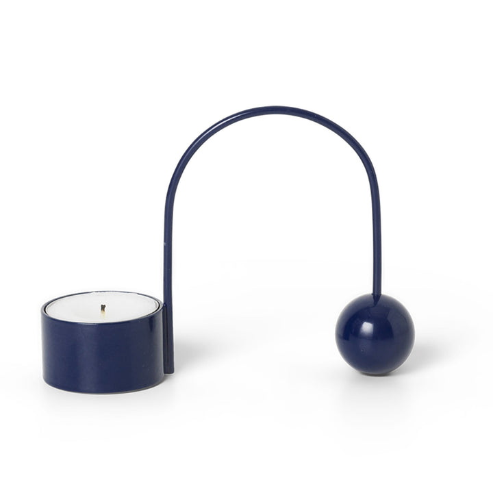 Balance Tealight Holder - Ferm Living - Candle Holders - Chrome - HORNE