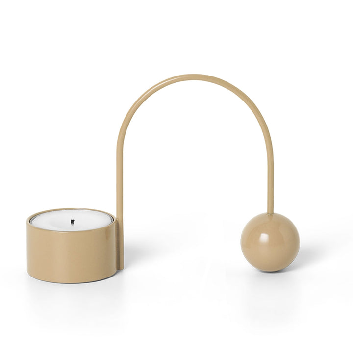 Balance Tealight Holder - Ferm Living - Candle Holders - Chrome - HORNE