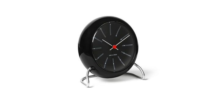 Bankers Alarm Clock - Arne Jacobsen Clocks - Clocks - Black - HORNE