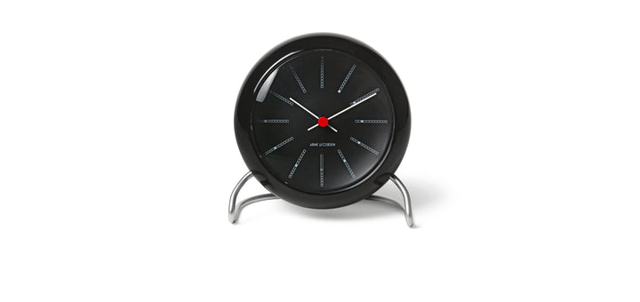 Bankers Alarm Clock - Arne Jacobsen Clocks - Clocks - Black - HORNE