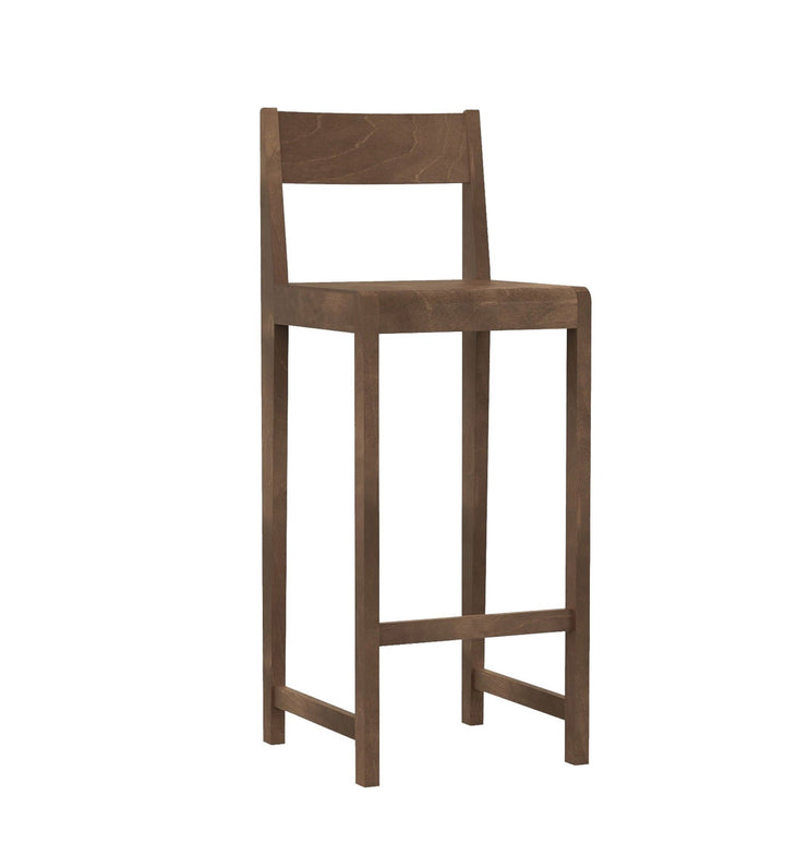 Bar Chair 01 - Frama - Stools + Benches + Ottomans - Tall - 29.9" - Dark Wood - HORNE