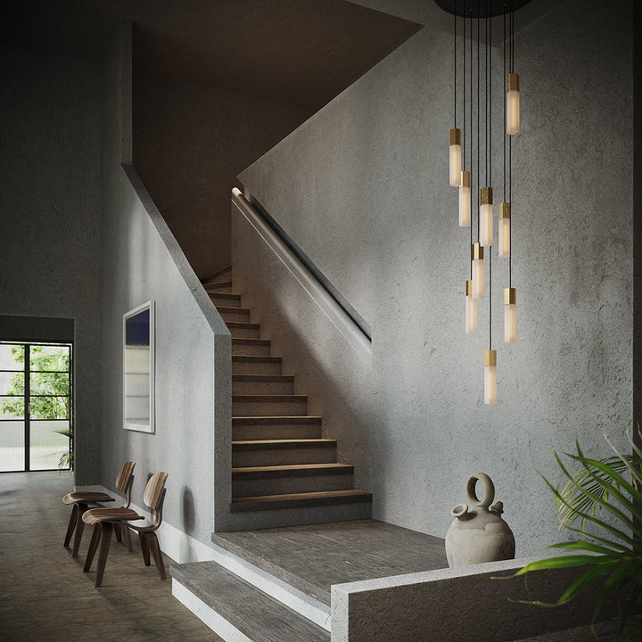 Basalt Nine Pendant - Tala - Stainless Steel - HORNE