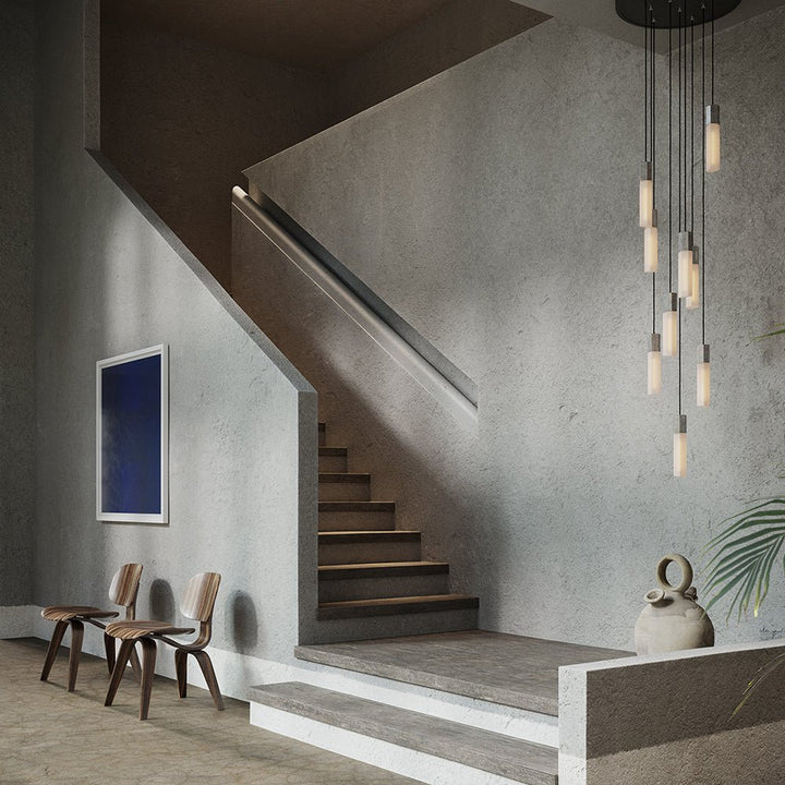 Basalt Nine Pendant - Tala - Stainless Steel - HORNE