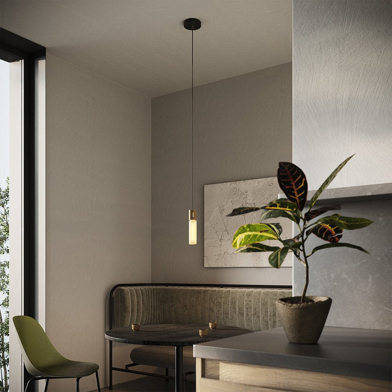 Basalt Single Pendant - Tala - Brass - HORNE