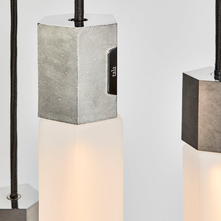 Basalt Triple Pendant - Tala - Stainless Steel - HORNE