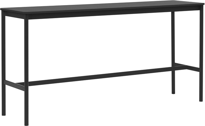Base High Table 3 - Muuto - Table + Task - Black Linoleum Top & Black Base - HORNE