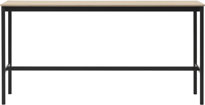 Base High Table 3 - Muuto - Table + Task - Black Linoleum Top & Black Base - HORNE