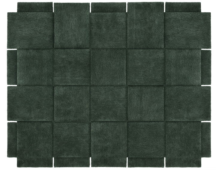 Basket Rug - Design House Stockholm - Rugs - Extra Large - Green - HORNE