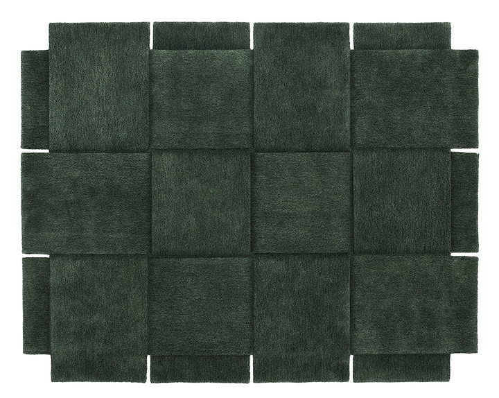 Basket Rug - Design House Stockholm - Rugs - Medium - Green - HORNE