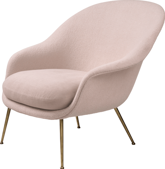 Bat Lounge Chair w/ Low Back - Antique Brass - Gubi - Chairs - Gabriel Tempt - 60152 - HORNE