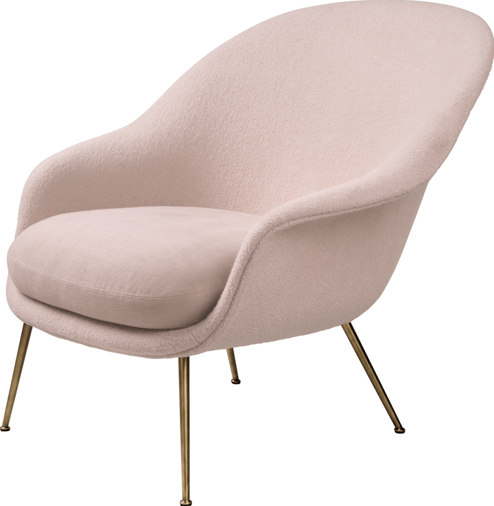 Bat Lounge Chair w/ Low Back - Antique Brass - Gubi - Chairs - Gabriel Tempt - 60152 - HORNE