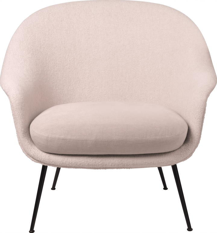 Bat Lounge Chair w/ Low Back - Matte Black - Gubi - Chairs - Gabriel Tempt - 60152 - HORNE