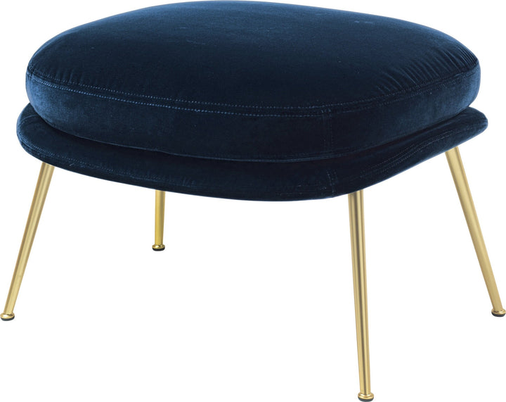 Bat Ottoman - Gubi - Stools + Benches + Ottomans - Brass - Gabriel Tempt - 60152 - HORNE