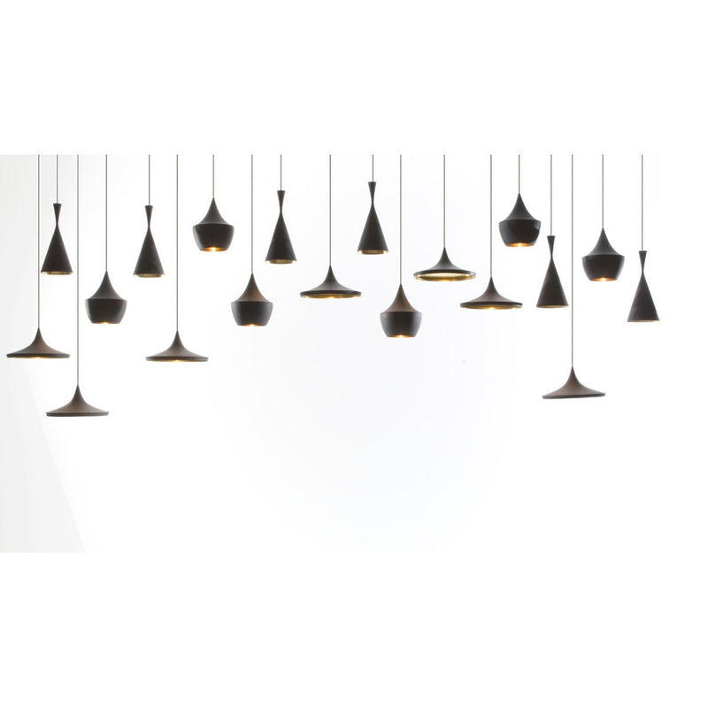 Beat Light Fat Pendant - Black