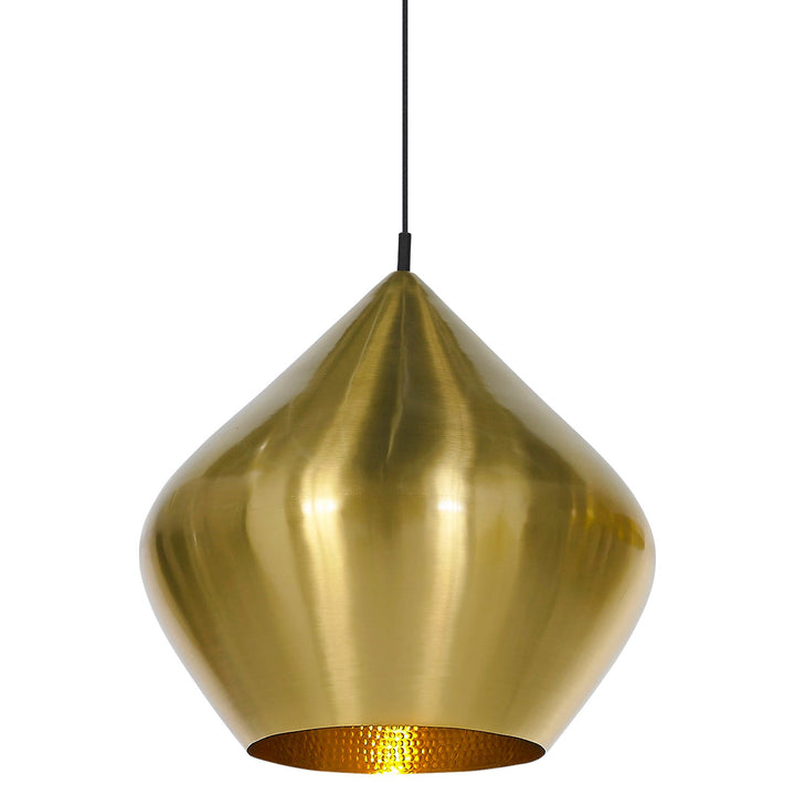 Beat Stout Pendant - Brass