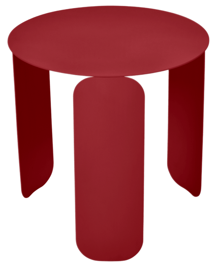 BeBop Low Table Ø18" - Fermob - Tables + Desks - Chili Red - HORNE