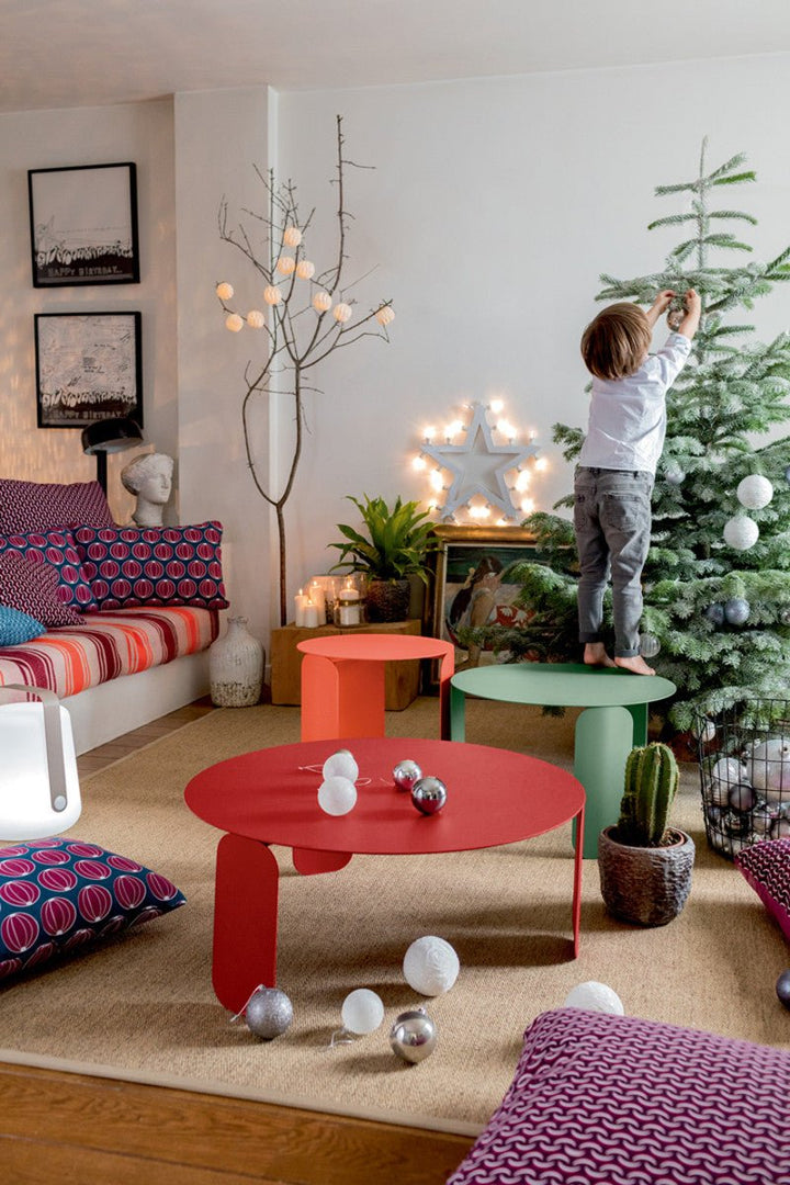 BeBop Low Table Ø18" - Fermob - Tables + Desks - Lapilli Grey - HORNE
