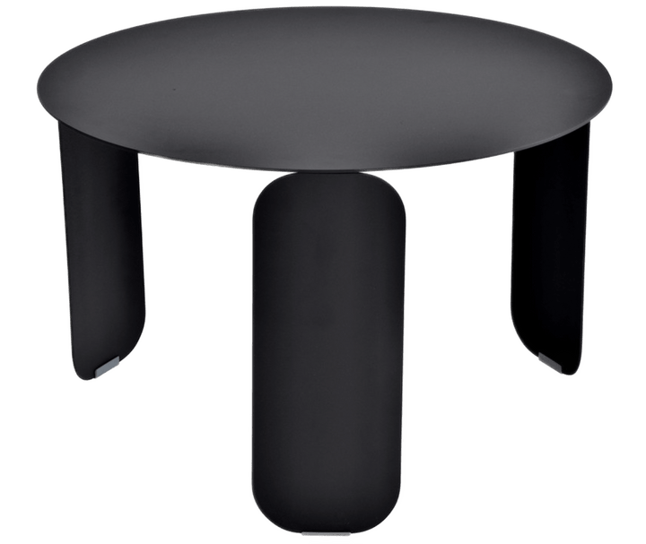 BeBop Low Table Ø24" - Fermob - Tables + Desks - Liquorice - HORNE