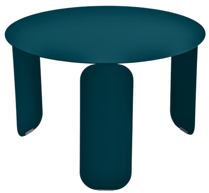 BeBop Low Table Ø24" - Fermob - Tables + Desks - Acapulco Blue - HORNE