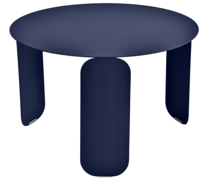 BeBop Low Table Ø24" - Fermob - Tables + Desks - Deep Blue - HORNE
