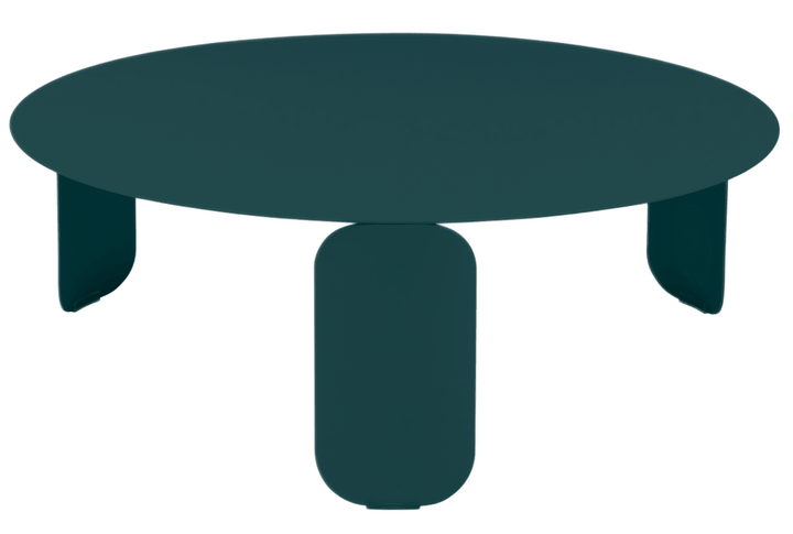 BeBop Low Table Ø31" - Fermob - Tables + Desks - Acapulco Blue - HORNE