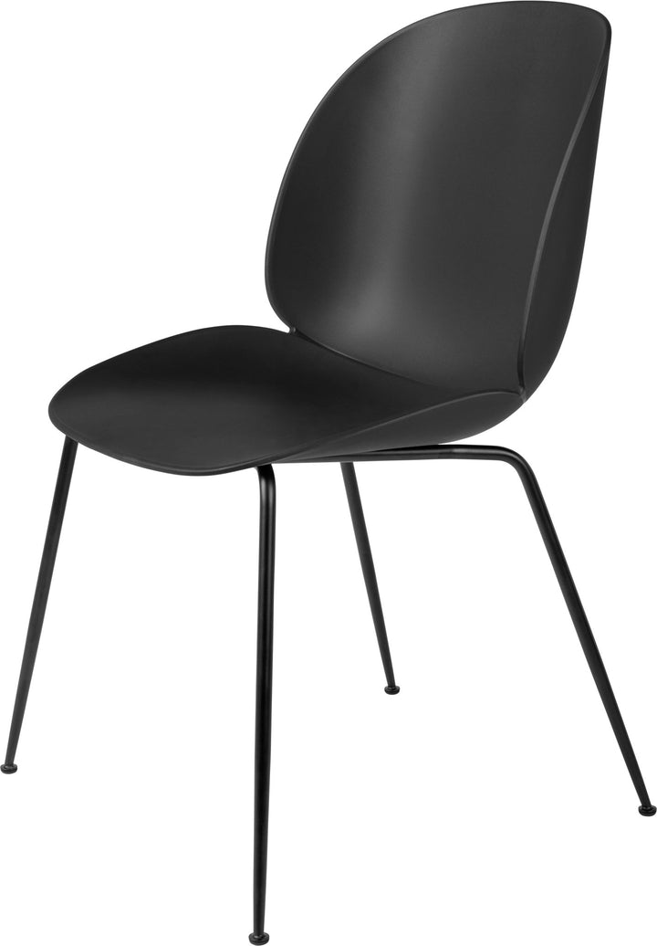 Beetle Shell Dining Chair - Matte Black - Gubi - Chairs - Black - HORNE